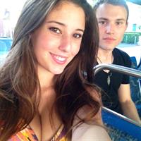 Angie Varona taking a selfie