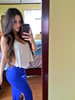 Angie Varona taking a selfie
