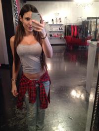 Angie Varona taking a selfie