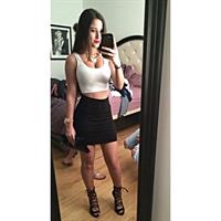 Angie Varona taking a selfie