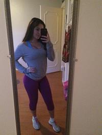 Angie Varona taking a selfie