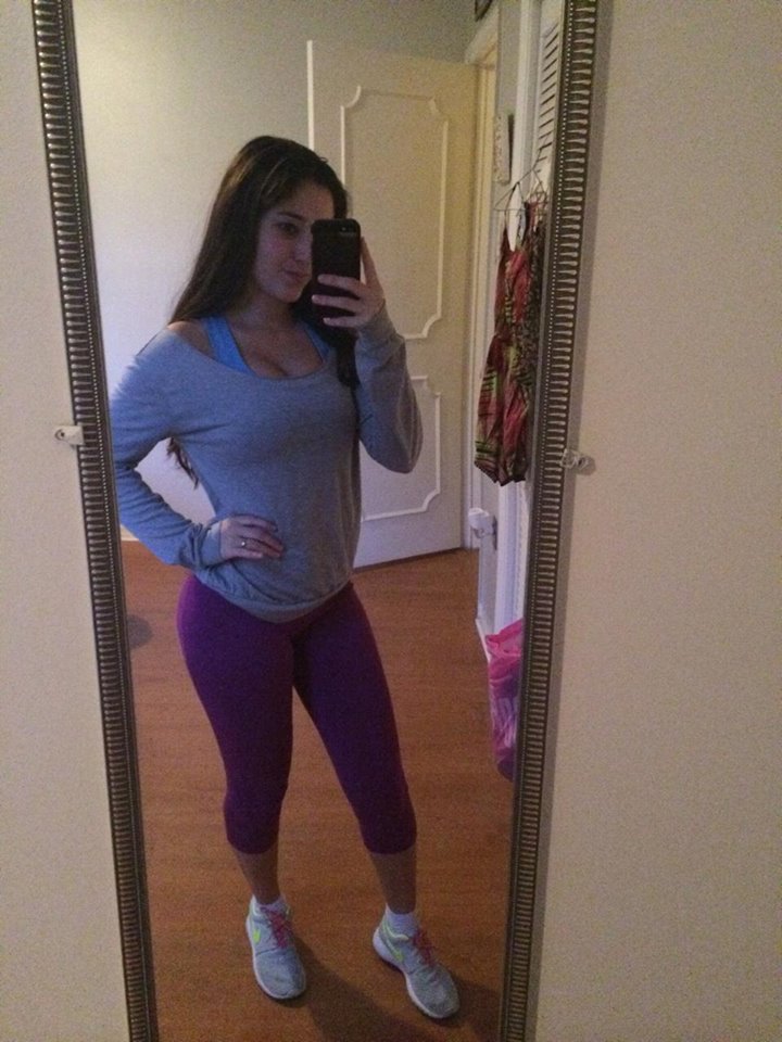 Angie Varona taking a selfie