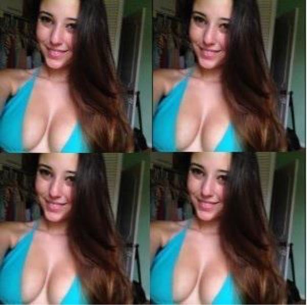 Angie Varona in a bikini