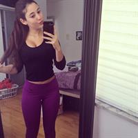 Angie Varona taking a selfie