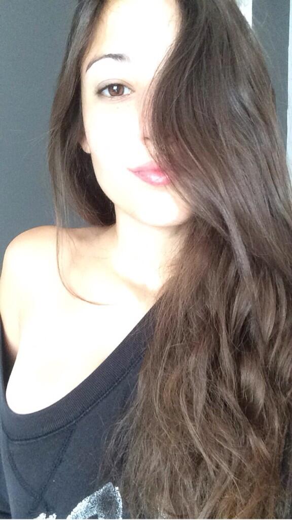 Angie Varona taking a selfie