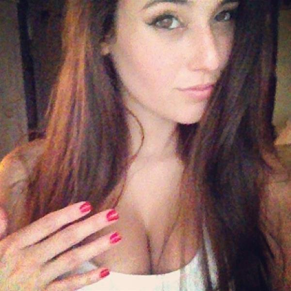 Angie Varona taking a selfie