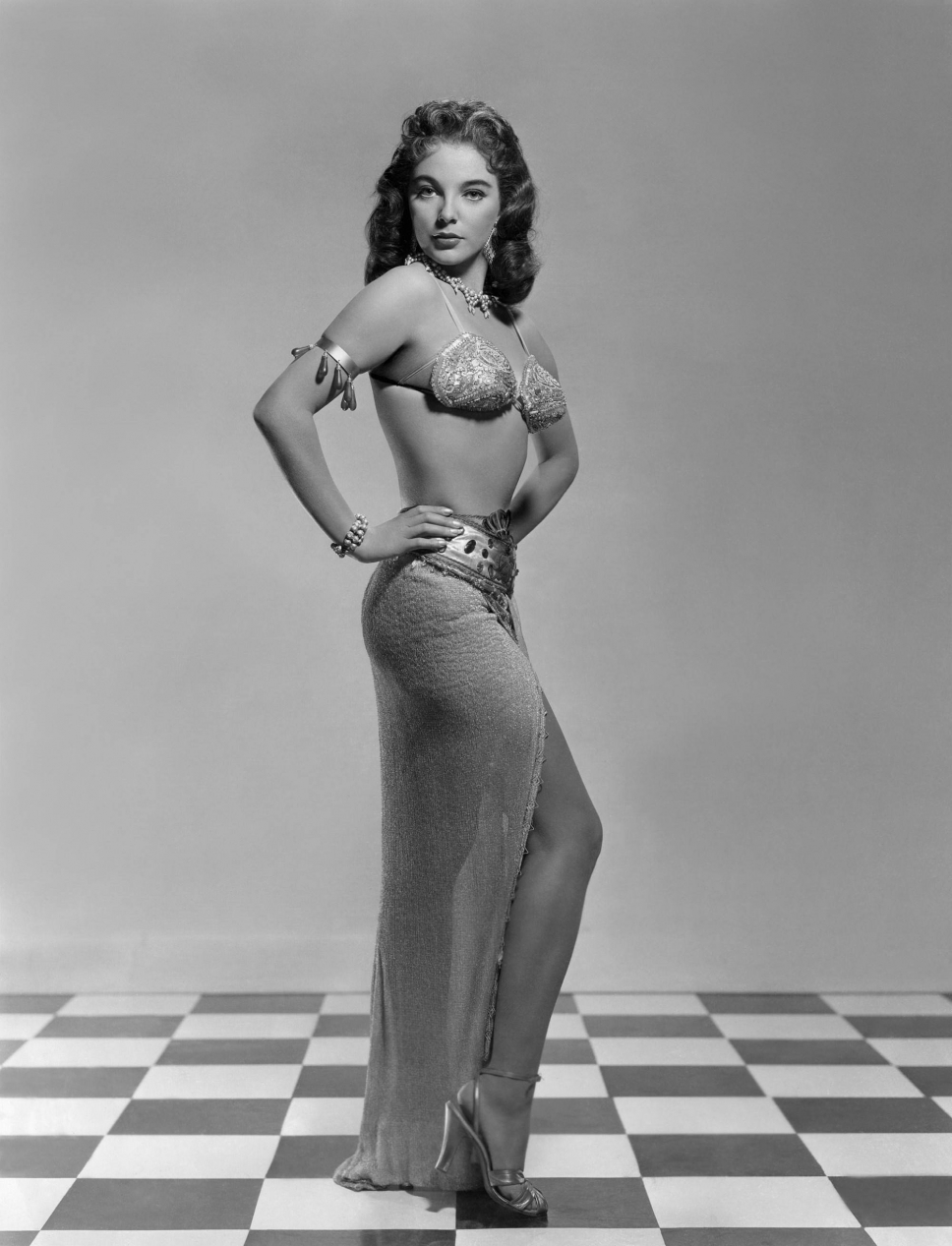 Joan Collins in a bikini