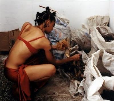 Lisa Lopes in lingerie