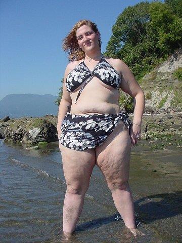 Anonymous in a bikini