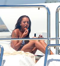 Melanie Brown in a bikini