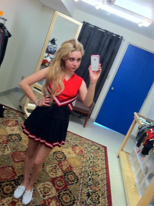 Alessandra Torresani taking a selfie