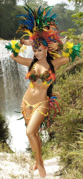 Maribel Guardia in a bikini