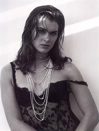 Brooke Shields in lingerie