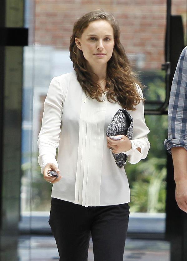Natalie Portman - Exits an office building in Beverly Hills - August 10, 2012