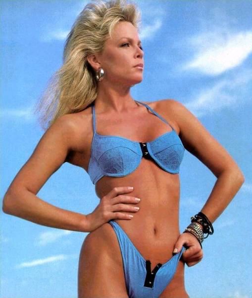 Lisa Hartman in a bikini