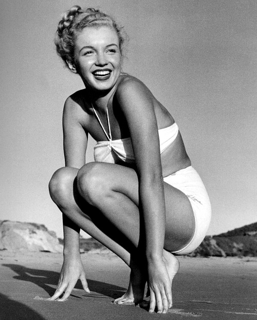 Marilyn Monroe in a bikini