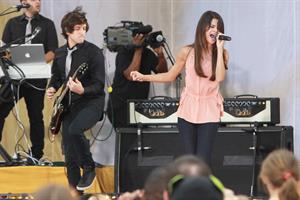 Selena Gomez performs at the Good Morning America GMA Summer Concert Series in New York City on June 17, 2011