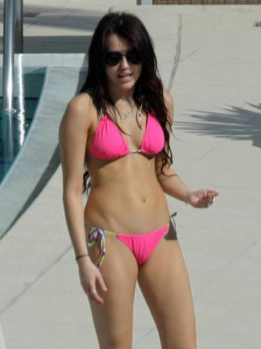Miley Cyrus in a bikini