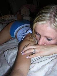 Anonymous in lingerie