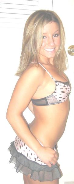 Anonymous in lingerie