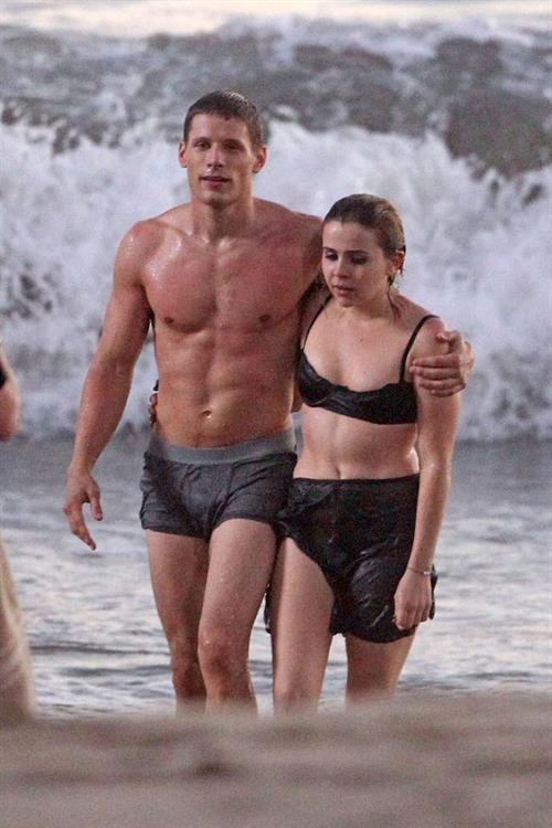 Mae Whitman in a bikini