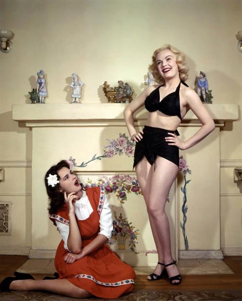 June Haver in a bikini