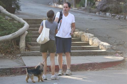 Natalie Portman – walking her dog in LA 8/16/13  