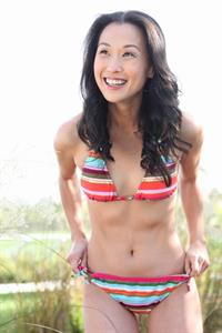 Nicole Bilderback in a bikini