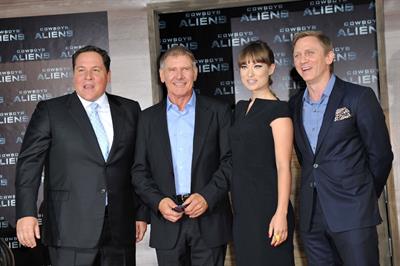 Olivia Wilde attends the Berlin premiere of Cowboys and Aliens on August 8, 2011 