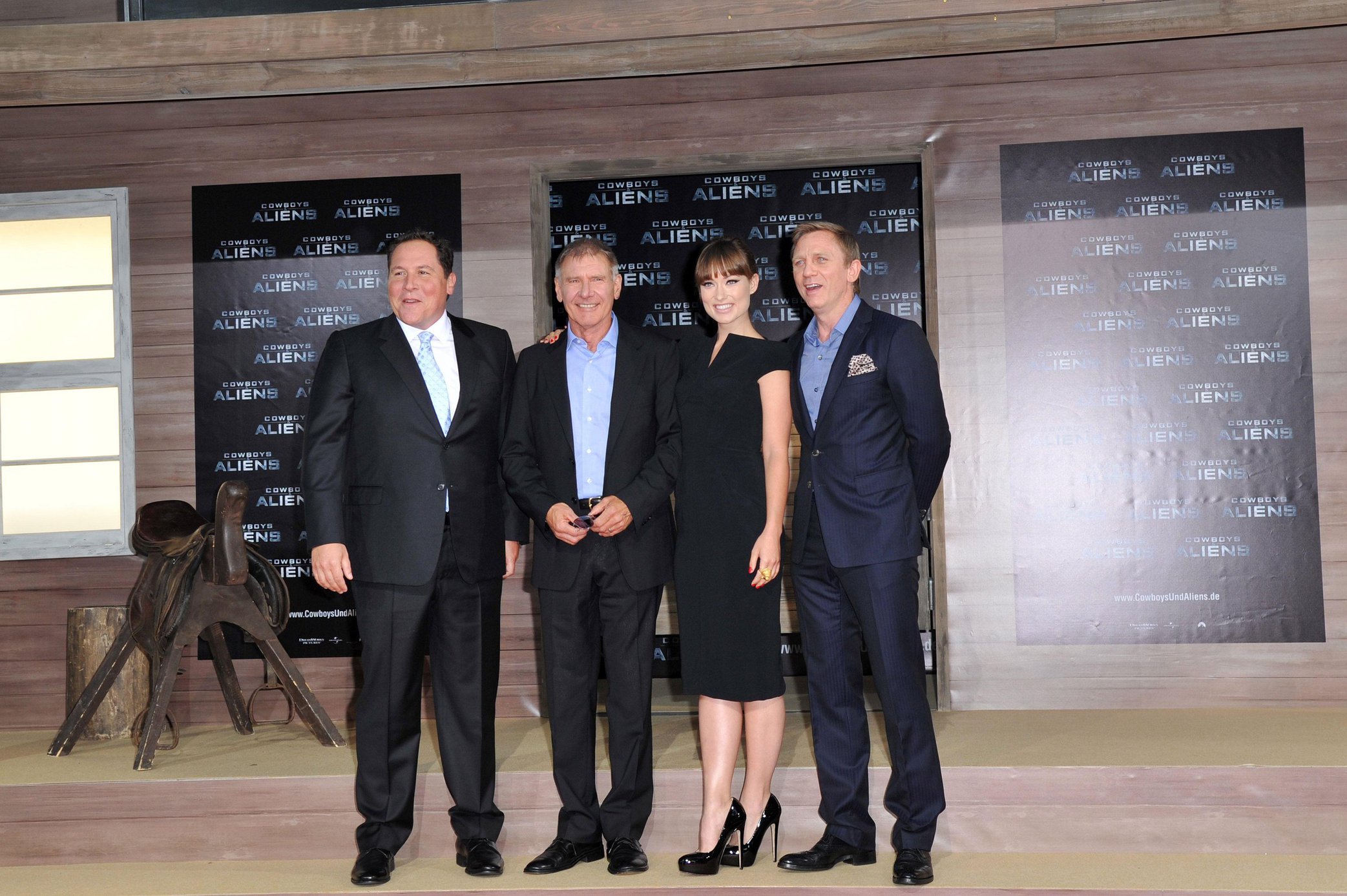 Olivia Wilde attends the Berlin premiere of Cowboys and Aliens on August 8, 2011 