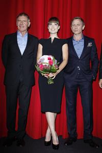 Olivia Wilde attends the Berlin premiere of Cowboys and Aliens on August 8, 2011 