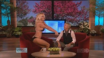 Pamela Anderson in a bikini