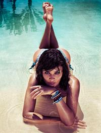 Helena Christensen in a bikini