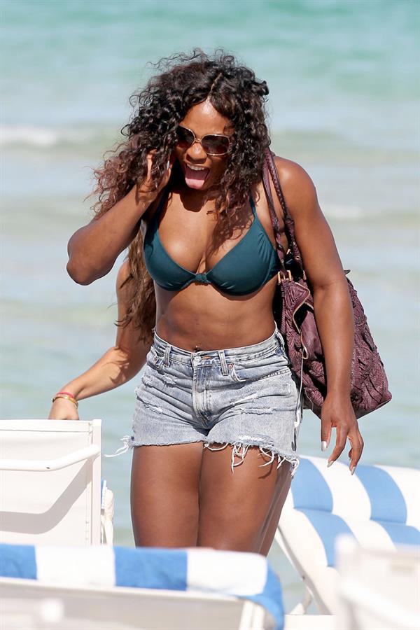 Serena Williams in a bikini