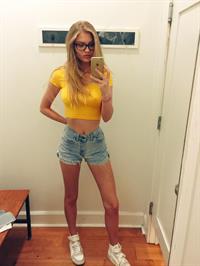 Alexandria Morgan taking a selfie