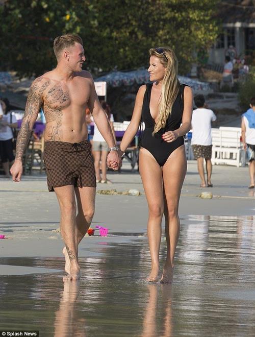 Georgia Kousoulou in a bikini